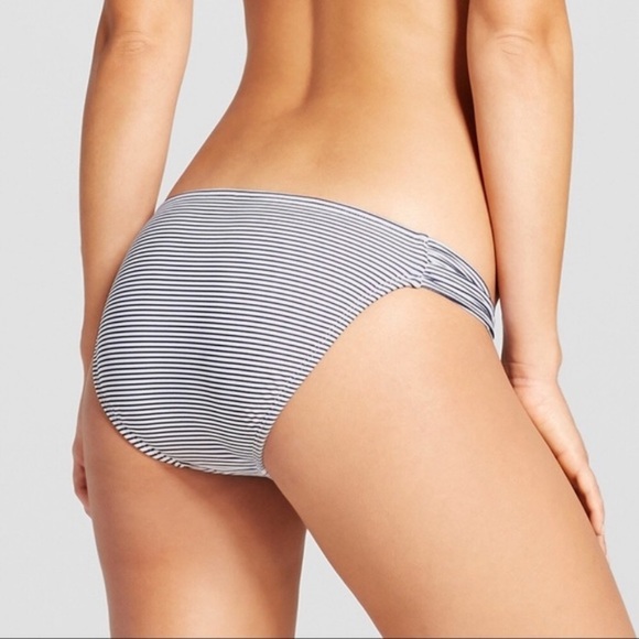 Xhilaration Navy Striped Push Up Bikini - Picture 5 of 12